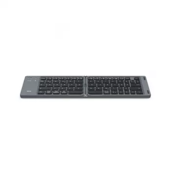 Hama Travel 450 QWERTZ German Bluetooth Czarny, Dark szary