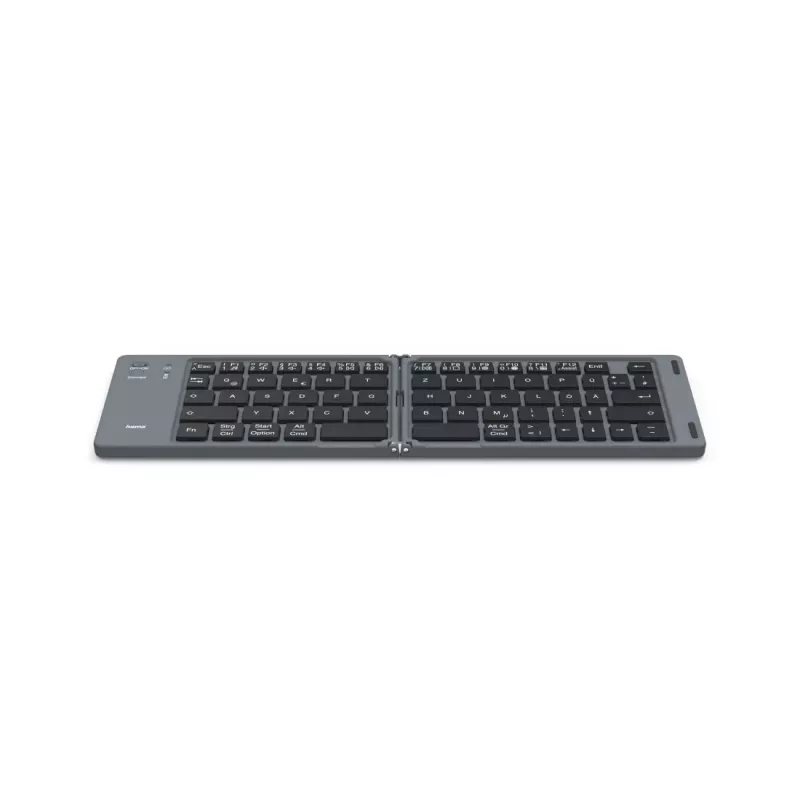 Hama Travel 450 QWERTZ German Bluetooth Czarny, Dark szary