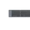 Hama Travel 450 QWERTZ German Bluetooth Czarny, Dark szary