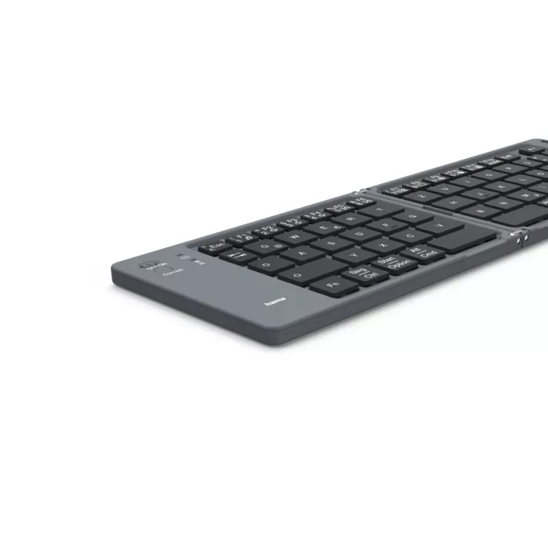 Hama Travel 450 QWERTZ German Bluetooth Czarny, Dark szary