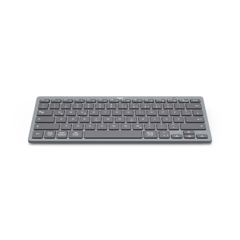 Hama Travel 400 QWERTZ Niemiecka Bluetooth Czarny, Ciemnoszary