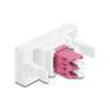 Adapter światłowodowy DeLOCK 90846 LC wielomodowy 1 szt. fioletowo-biały