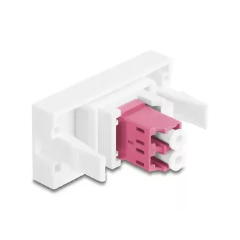 Adapter światłowodowy DeLOCK 90846 LC wielomodowy 1 szt. fioletowo-biały