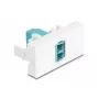 Adapter światłowodowy DeLOCK 90845 LC Multi-mode 1 szt. kolor aqua Biały