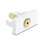 Gniazdo DeLOCK 90841 2 x 3,5 mm męskie męskie białe
