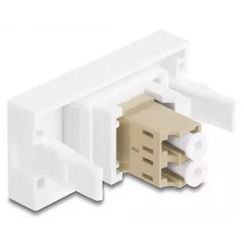 Adapter światłowodowy DeLOCK 90840 LC Multi-mode 1 szt. Beżowy Biały