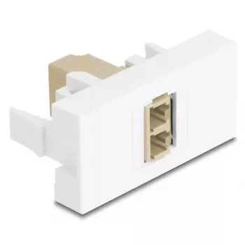 Adapter światłowodowy DeLOCK 90840 LC Multi-mode 1 szt. Beżowy Biały