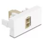 Adapter światłowodowy DeLOCK 90840 LC Multi-mode 1 szt. Beżowy Biały