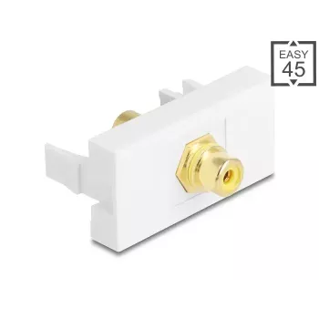Moduł Keystone DeLOCK 90859 złącze RCA biały żółty