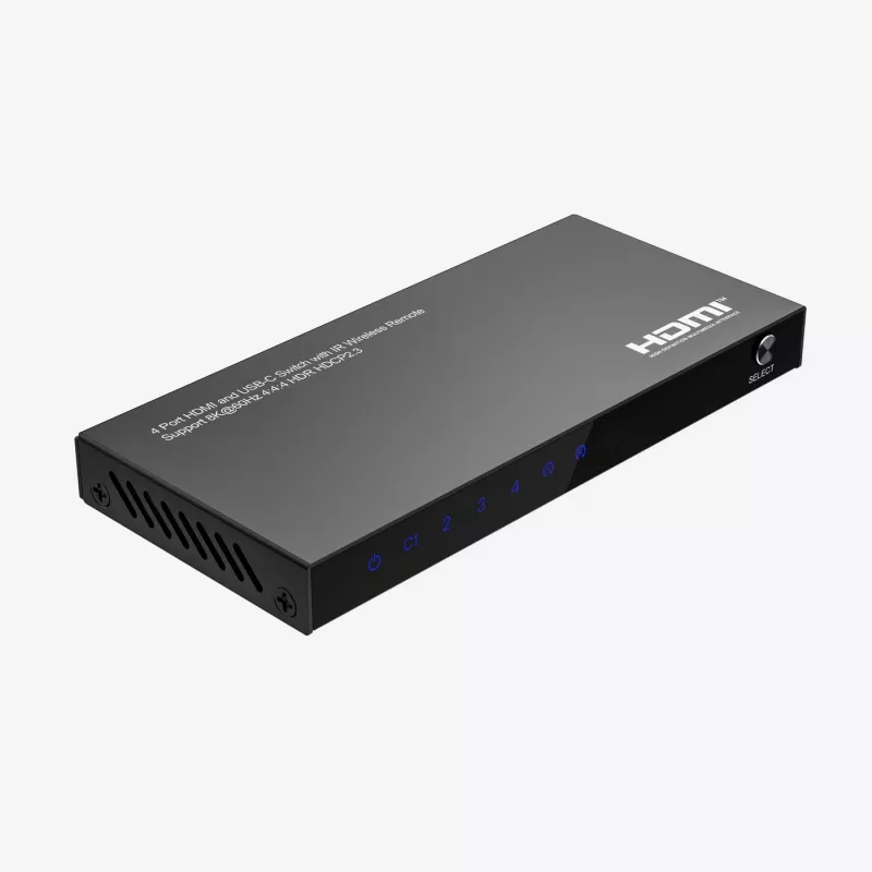 Przełącznik HDMI MicroConnect MC-USBCHDMISWITCH0401-8K Rozdzielczość 8K
