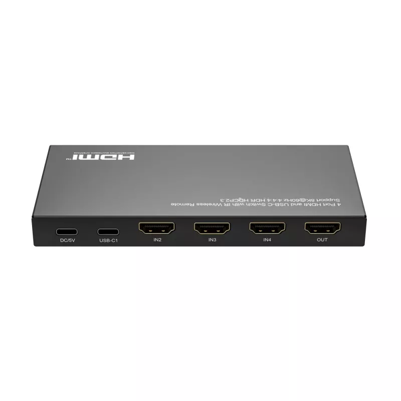Przełącznik HDMI MicroConnect MC-USBCHDMISWITCH0401-8K Rozdzielczość 8K