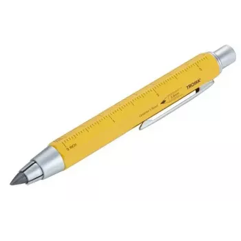 Ołówek automatyczny TROIKA ZIMMERMANN 5,6 mm HB Żółty Mosiądz