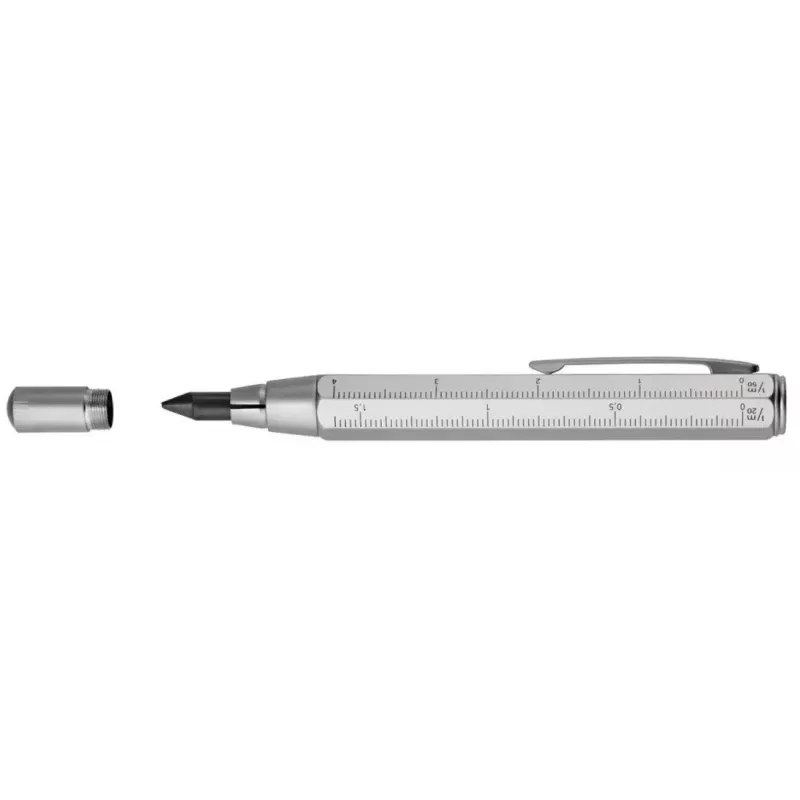 Ołówek mechaniczny TROIKA ZIMMERMANN 5,6 mm HB srebrny mosiężny