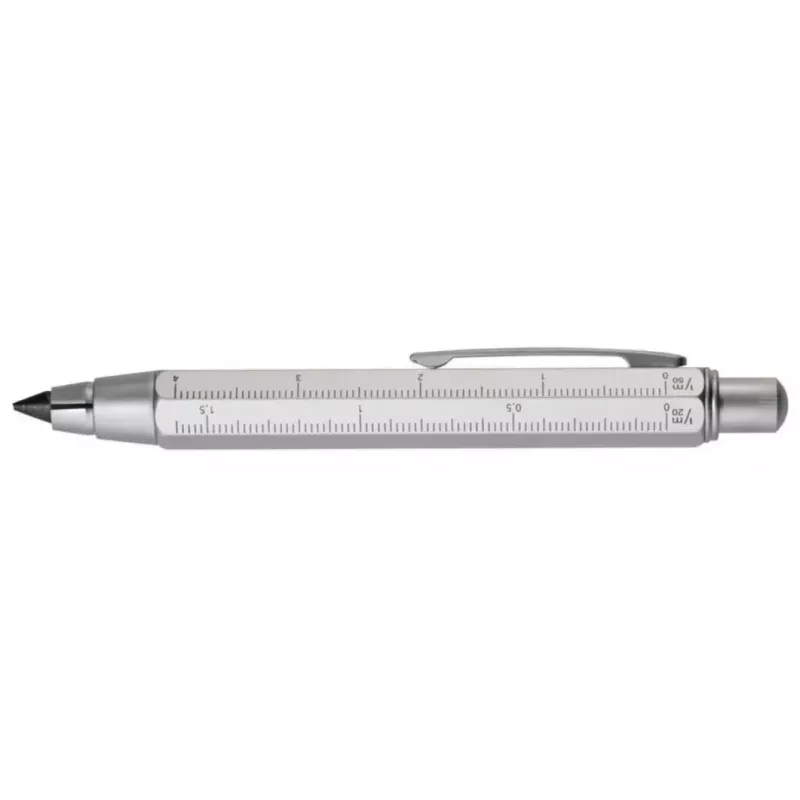 Ołówek mechaniczny TROIKA ZIMMERMANN 5,6 mm HB srebrny mosiężny