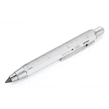 Ołówek mechaniczny TROIKA ZIMMERMANN 5,6 mm HB srebrny mosiężny