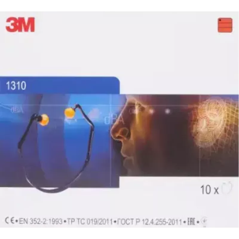3M Bügelgehörschuetzer 26 dB 7000034667 1 St. Zatyczki wielorazowe, niebieskie, pomarańczowe 50 szt.