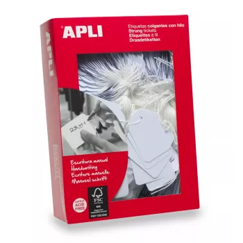 Etykiety APLI 00390 500 szt. Białe Prostokątne 2,2x3,5 cm