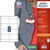 Etykieta nieprzylepna AVERY 4822 przezroczysta biała prostokąt 32 szt.