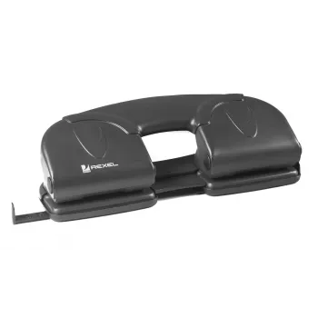 Rexel V412 4 Hole Punch Czarny