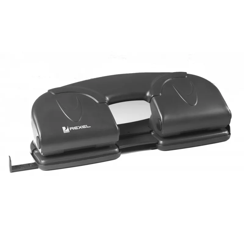 Rexel V412 4 Hole Punch Czarny