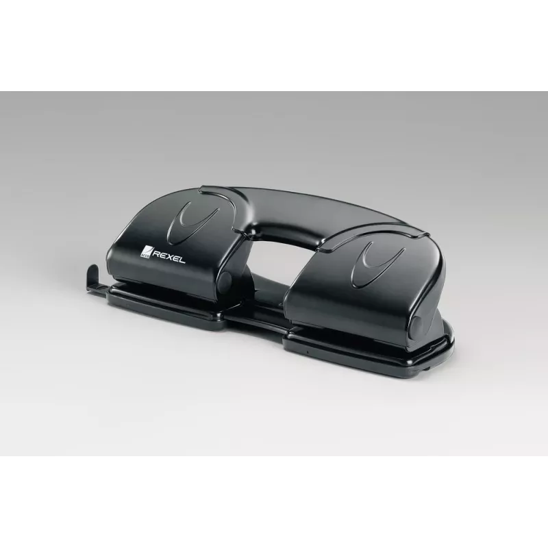Rexel V412 4 Hole Punch Czarny