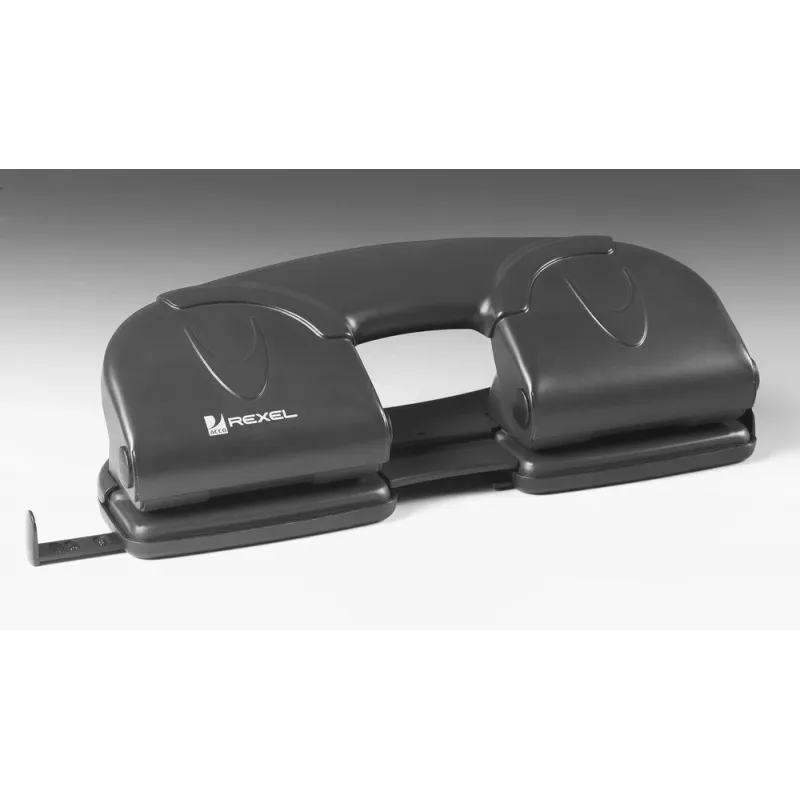 Rexel V412 4 Hole Punch Czarny