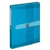 Folder Herlitz Polipropylen (PP) Niebieski Transparentny A4 11206141