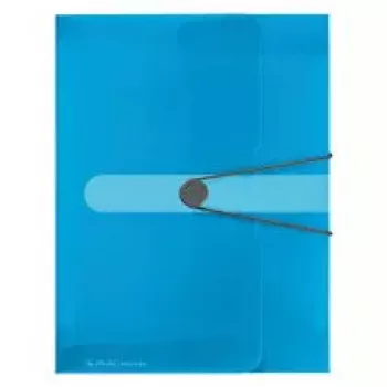 Folder Herlitz Polipropylen (PP) Niebieski Transparentny A4 11206141