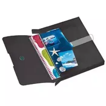 Folder Herlitz Polipropylen (PP) Czarny A4 11206117