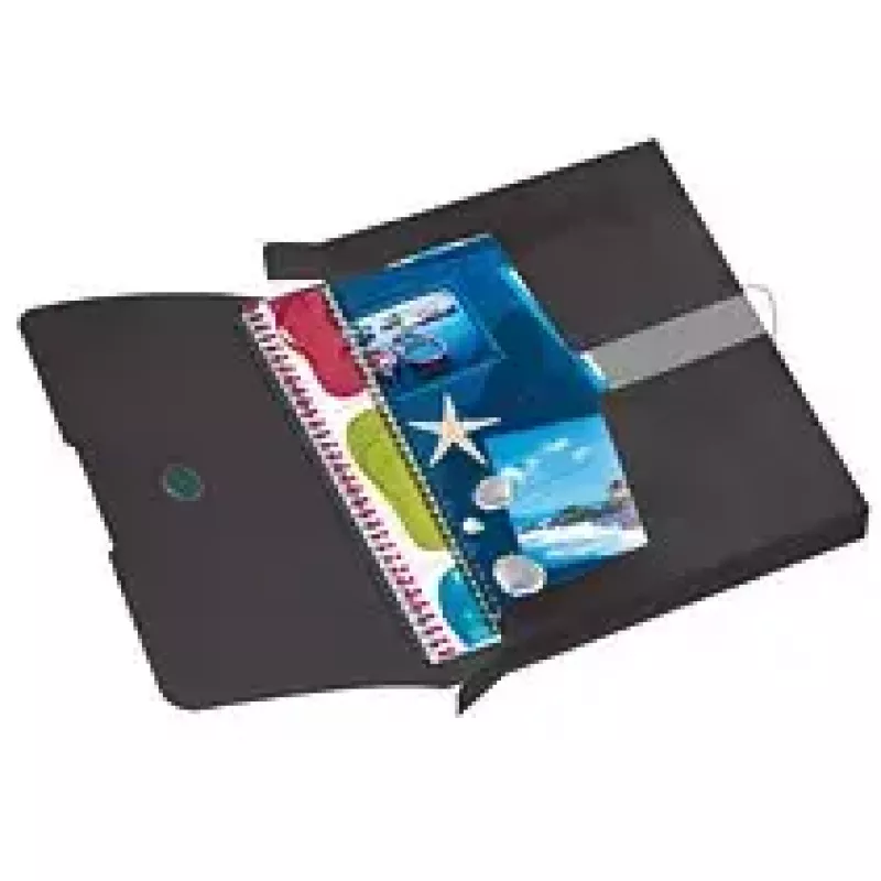 Folder Herlitz Polipropylen (PP) Czarny A4 11206117