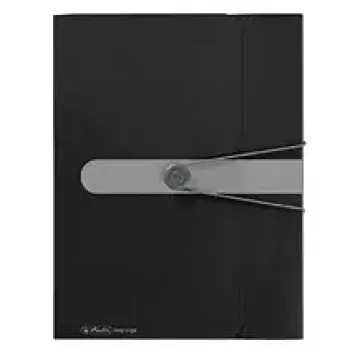 Folder Herlitz Polipropylen (PP) Czarny A4 11206117