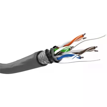 Kabel sieciowy Goobay CAT 5e SF/UTP Szary 305m