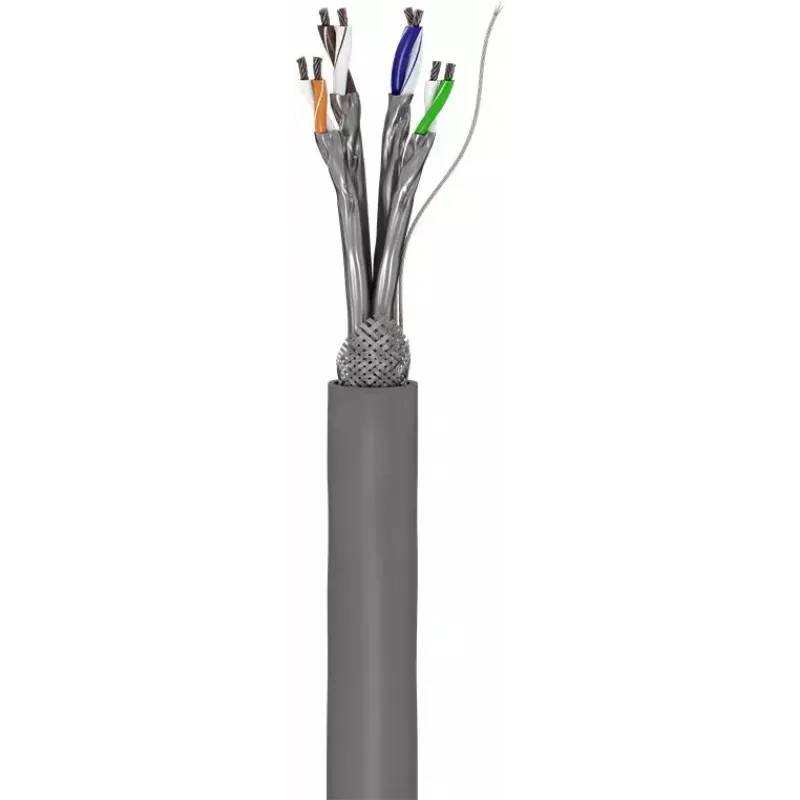 Kabel sieciowy Goobay CAT 6 S/FTP PiMF szary 305 m