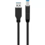 Kabel USB Goobay 95719 USB 3.2 Gen 1 1m USB A USB B czarny