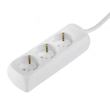 Hama 00030528 listwa przeciwprzepięciowa Biała 3 gniazda AC 230 V 1,4 m