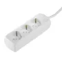 Hama 00030528 listwa przeciwprzepięciowa Biała 3 gniazda AC 230 V 1,4 m