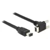 Kabel FireWire DeLOCK 83589 2 m 6-pin 9-pin Czarny