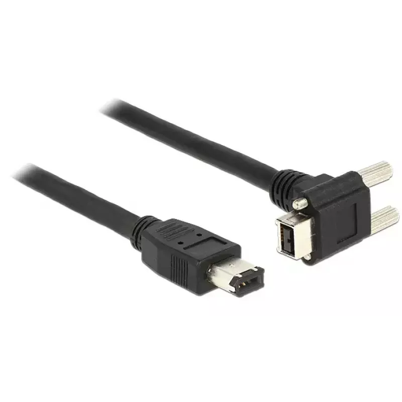 Kabel FireWire DeLOCK 83589 2 m 6-pin 9-pin Czarny