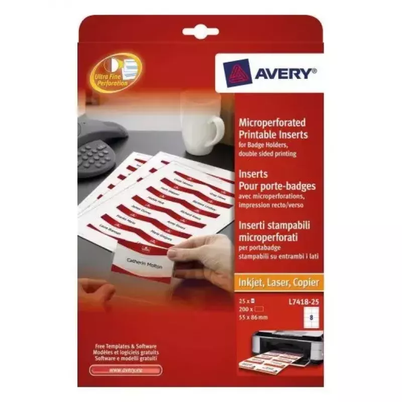 Papier do druku A4 Avery LR7159-15