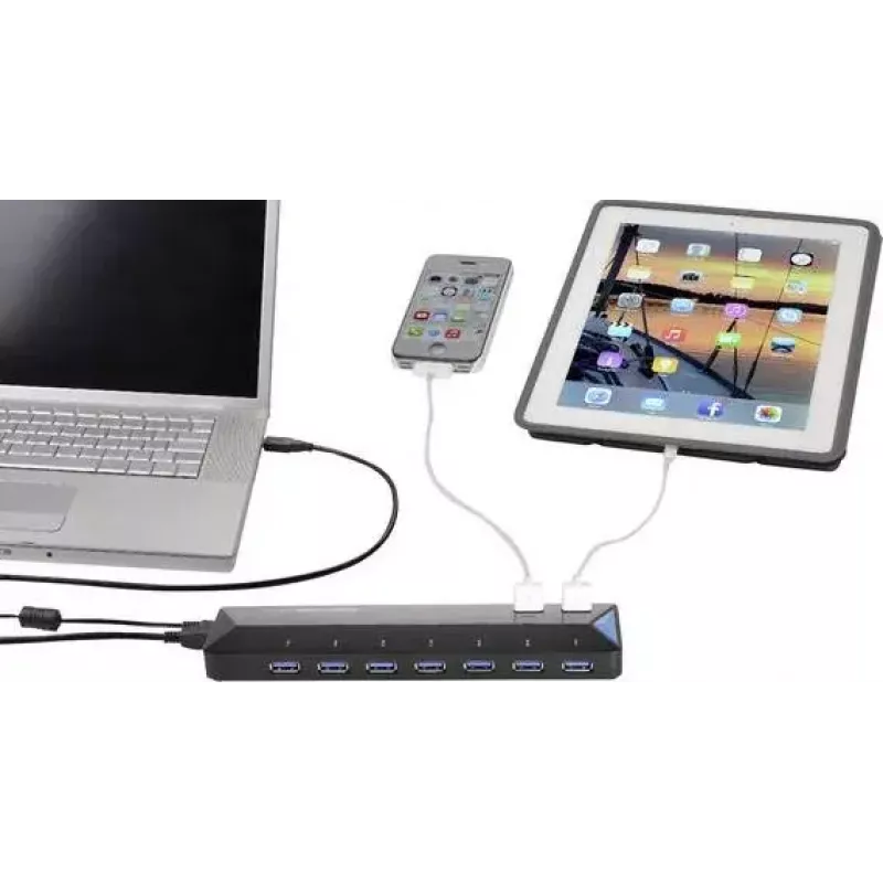 Koncentrator interfejsów USB 3.2 Gen 1 Renkforce RF-3806034