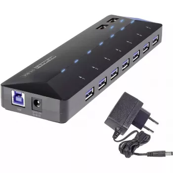 Koncentrator interfejsów USB 3.2 Gen 1 Renkforce RF-3806034