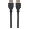 Kabel Manhattan HDMI 4K@60Hz z Ethernetem - klasa CL3, 3 m, odpowiedni do instalacji w ścianie, do wszystkich zastosowań 4K i 1080p/HD - do modernizacji teraz lub gotowy na przyszłość, wtyk męski na męski, czarny, Ultra HD 4k x 2k, dożywotnia gwarancja, Premium High Speed
