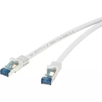 Kabel sieciowy Renkforce RF-4145292 10m Cat6a S/FTP Biały