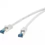 Kabel sieciowy Renkforce RF-4145298 20 m Cat6a S/FTP biały