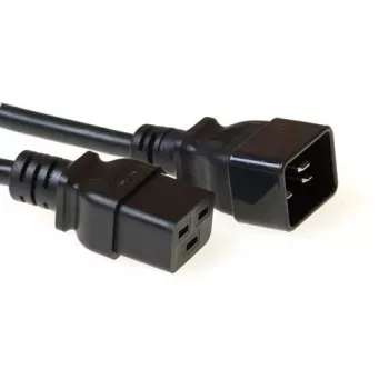 ACT Powercord C19 - C20 czarny 0.6 m