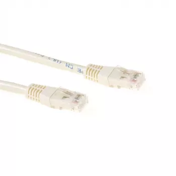 Kabel krosowy ACT Ivory 1,5 m U/UTP CAT6A ze złączami RJ45