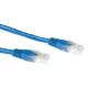 Kabel krosowy ACT niebieski 2 m U/UTP CAT6A ze złączami RJ45
