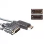 Kabel konwertera DisplayPort męski na DVI męski 1,00 m ACT AK3993