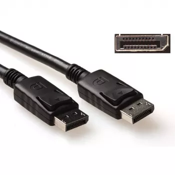 Kabel DisplayPort ACT 0,5 metra męski-męski, pin 20 zasilania podłączony