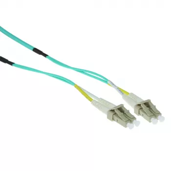 ACT 10 metrów wielomodowy 50/125 OM3 duplex wytrzymały kabel światłowodowy ze złączami LC